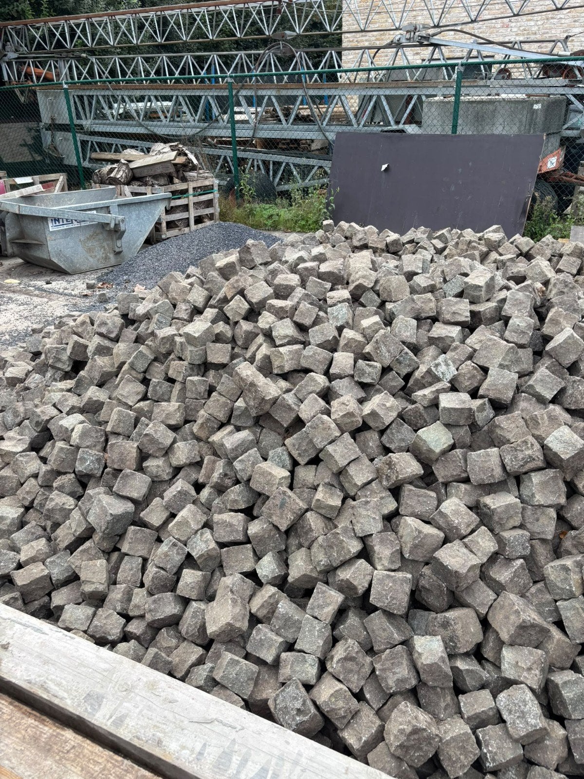 55m2 kleine kasseien, Jardin & Terrasse, Enlèvement, Comme neuf, 10 m²² ou plus