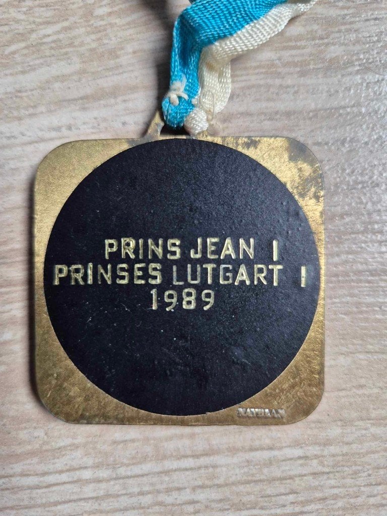Carnaval medaille Prins Jean & Prinses Lutgart 1989, Ophalen of Verzenden