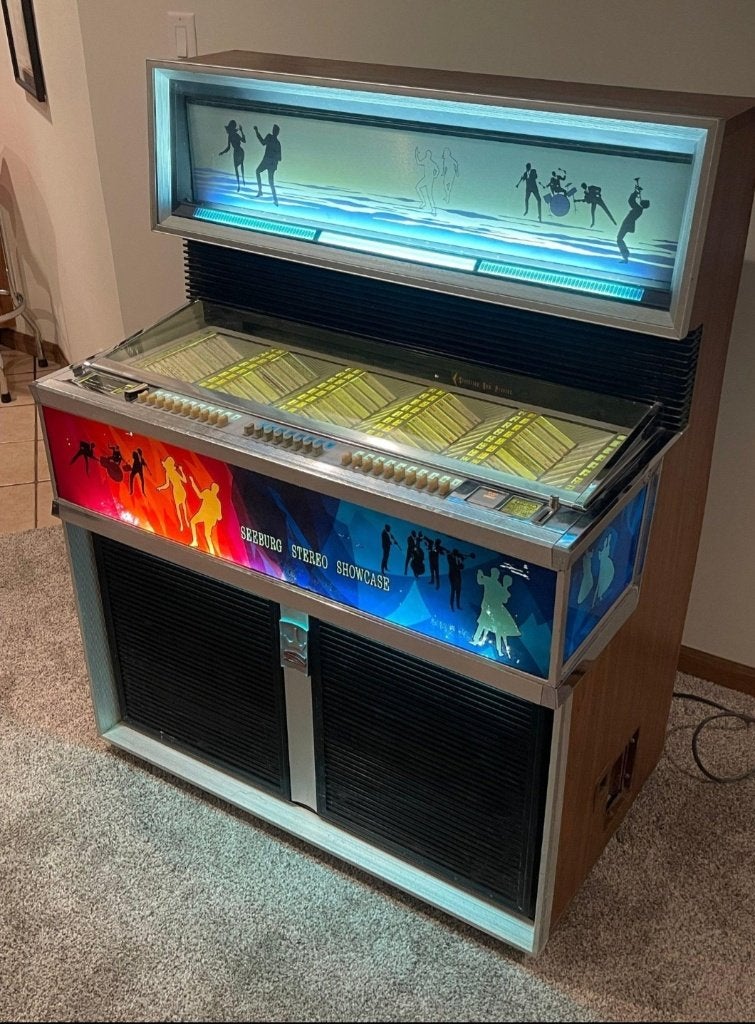 Seeburg Stereo Showcase SS16 Jukebox, Gebruikt, 1960 tot 1970, Seeburg, Ophalen