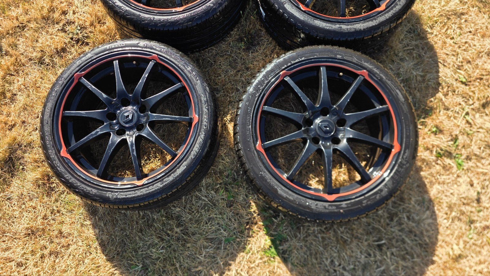 Jantes Dotz 18" 5x114 renault + pneus neufs 225/40 R18, Autos : Pièces & Accessoires, Pneus & Jantes, Véhicule de tourisme, Pneus été