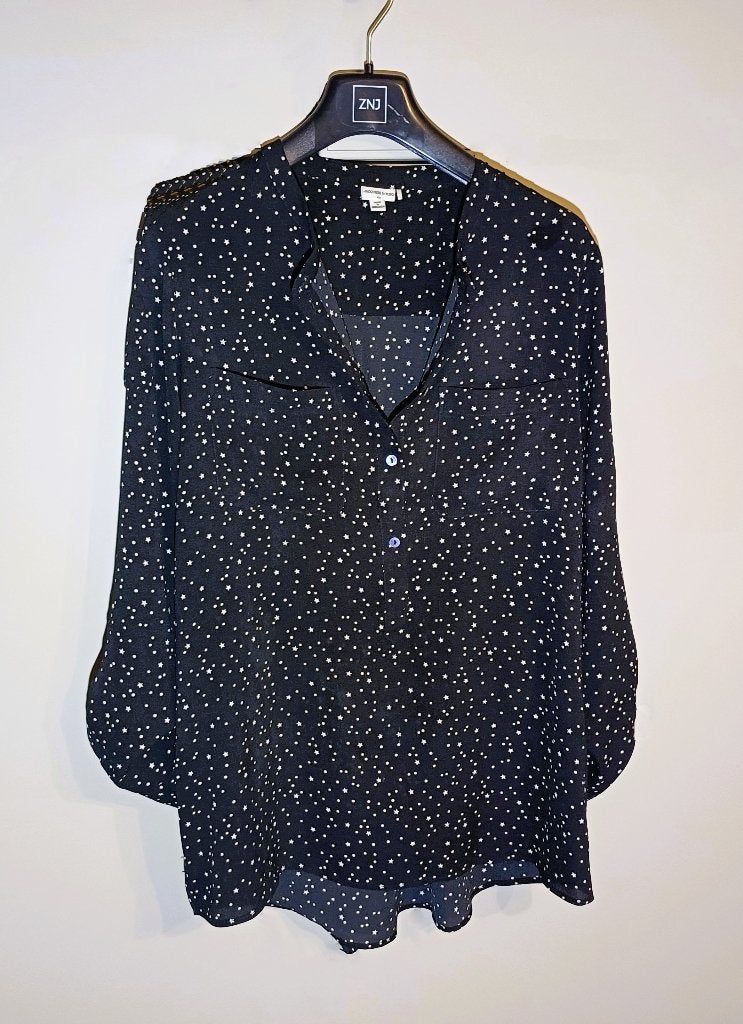 Mooie dames blouse, Zwart, Maat 42/44 (L), Zo goed als nieuw, JACQULINE de YOUNG