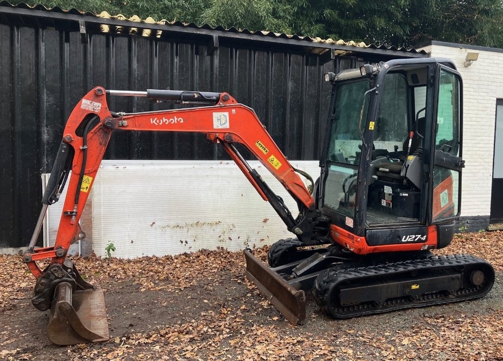 Kubota minigraver U27 High Spec, Zakelijke goederen, Ophalen