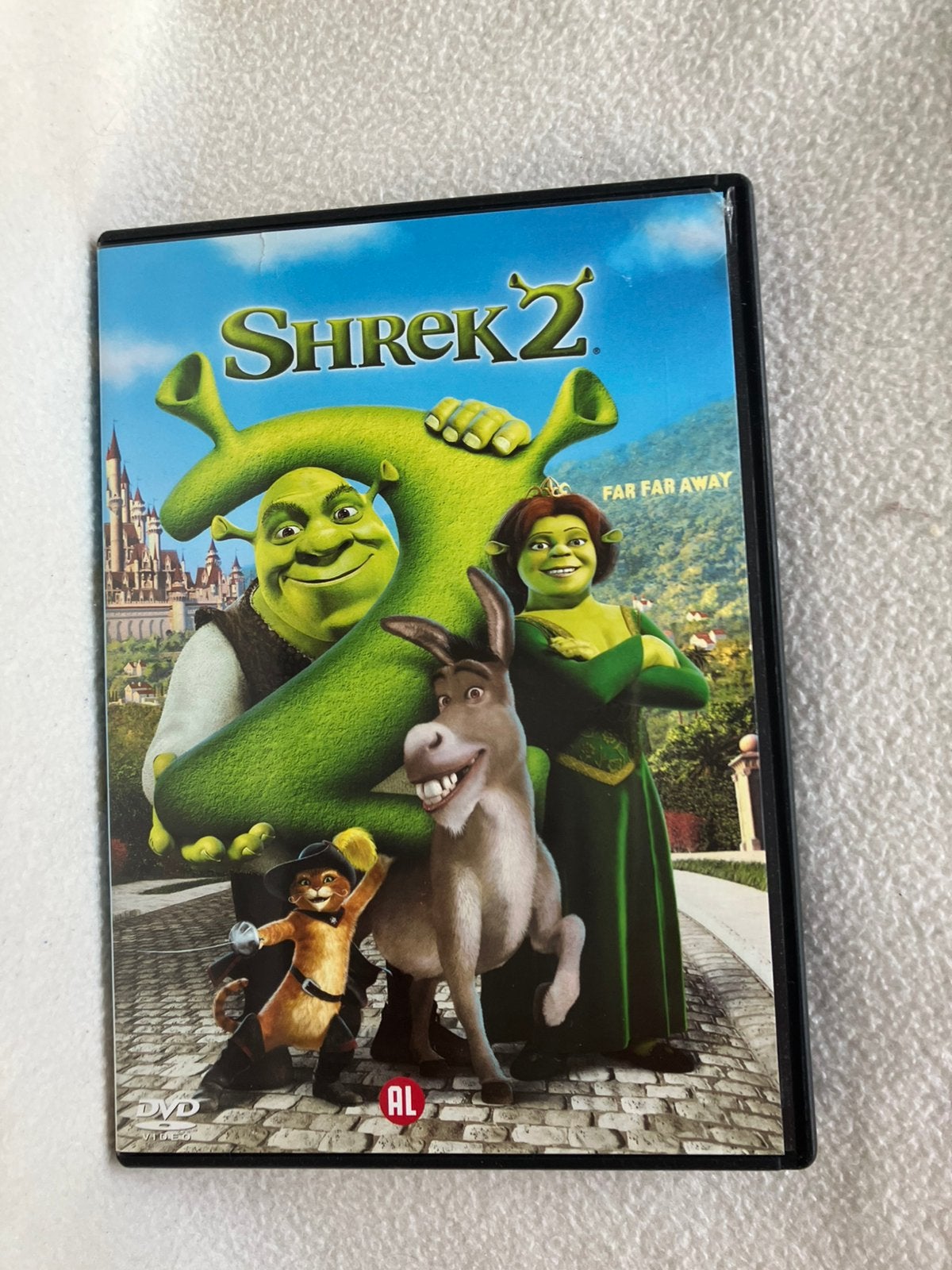Film Shrek 2 (néerlandais, anglais parlé et sous-titré), Enlèvement ou Envoi, Dessin animé, Tous les âges, Néerlandais