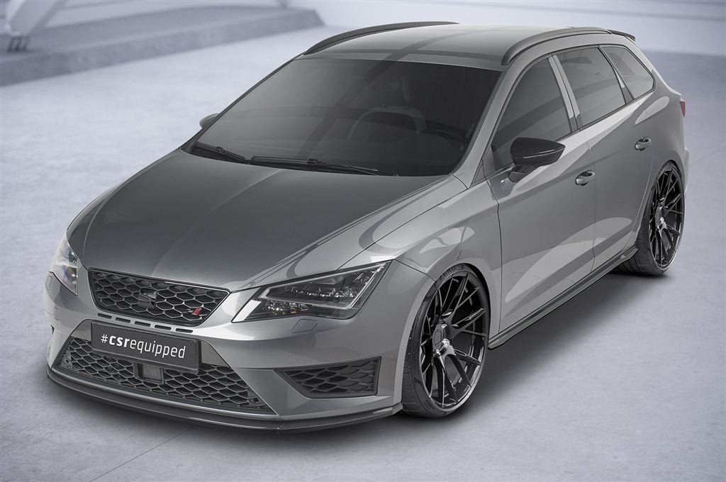 CSR Automotive Splitter Spoiler Seat Leon 3 5F Cupra FR CSL3, Verzenden
