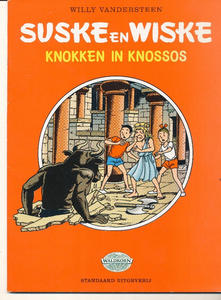 Suske en Wiske Knokken in Knossos 2001, Boeken, Gelezen, Willy Vandersteen, Eén stripboek, Ophalen of Verzenden