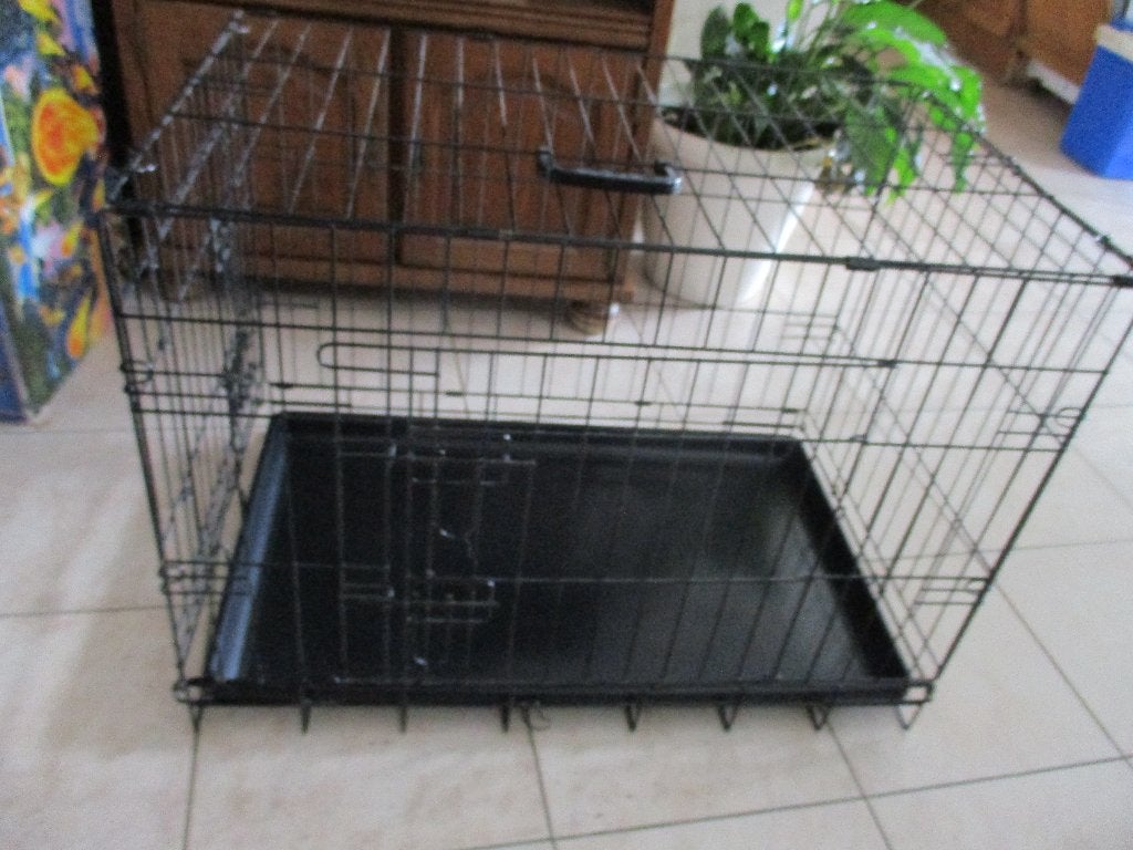 metalen bench, Dieren en Toebehoren, Ophalen, Gebruikt