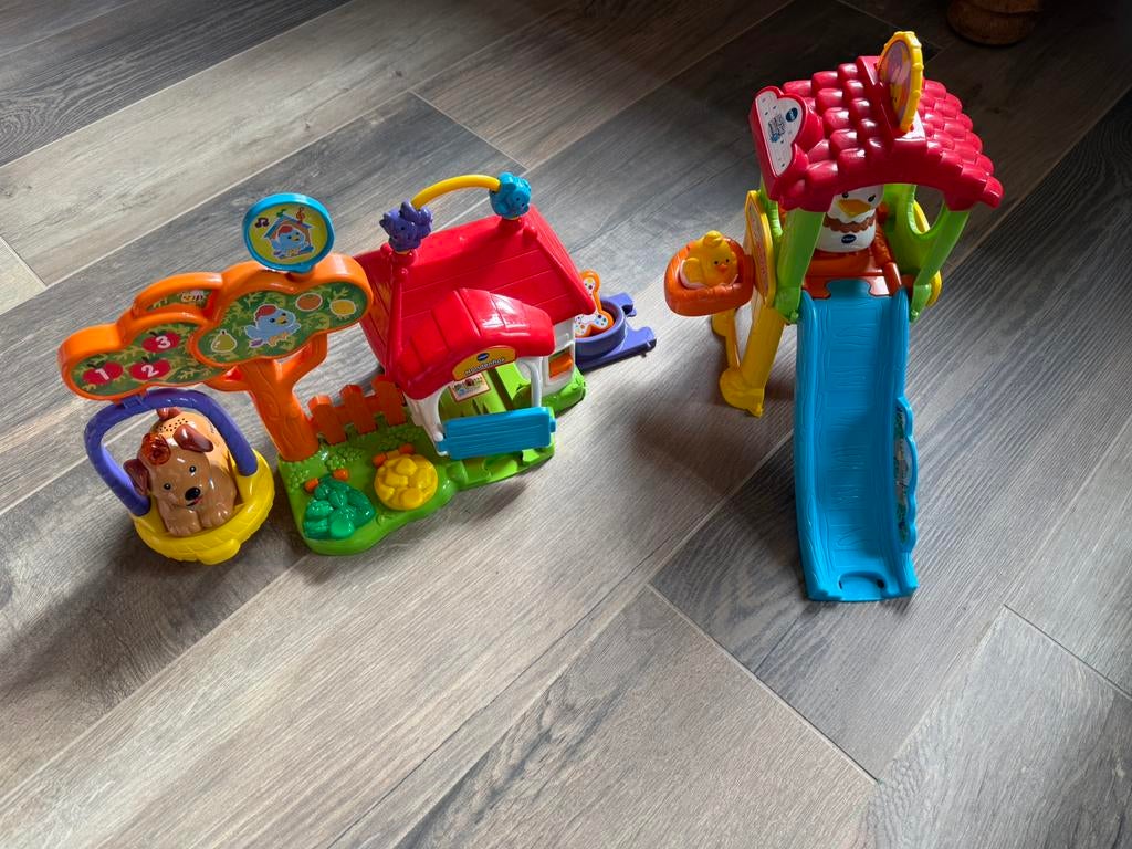 VTech kippenhok en hondenhok, Kinderen en Baby's, Speelgoed | Vtech, Ophalen, Zo goed als nieuw