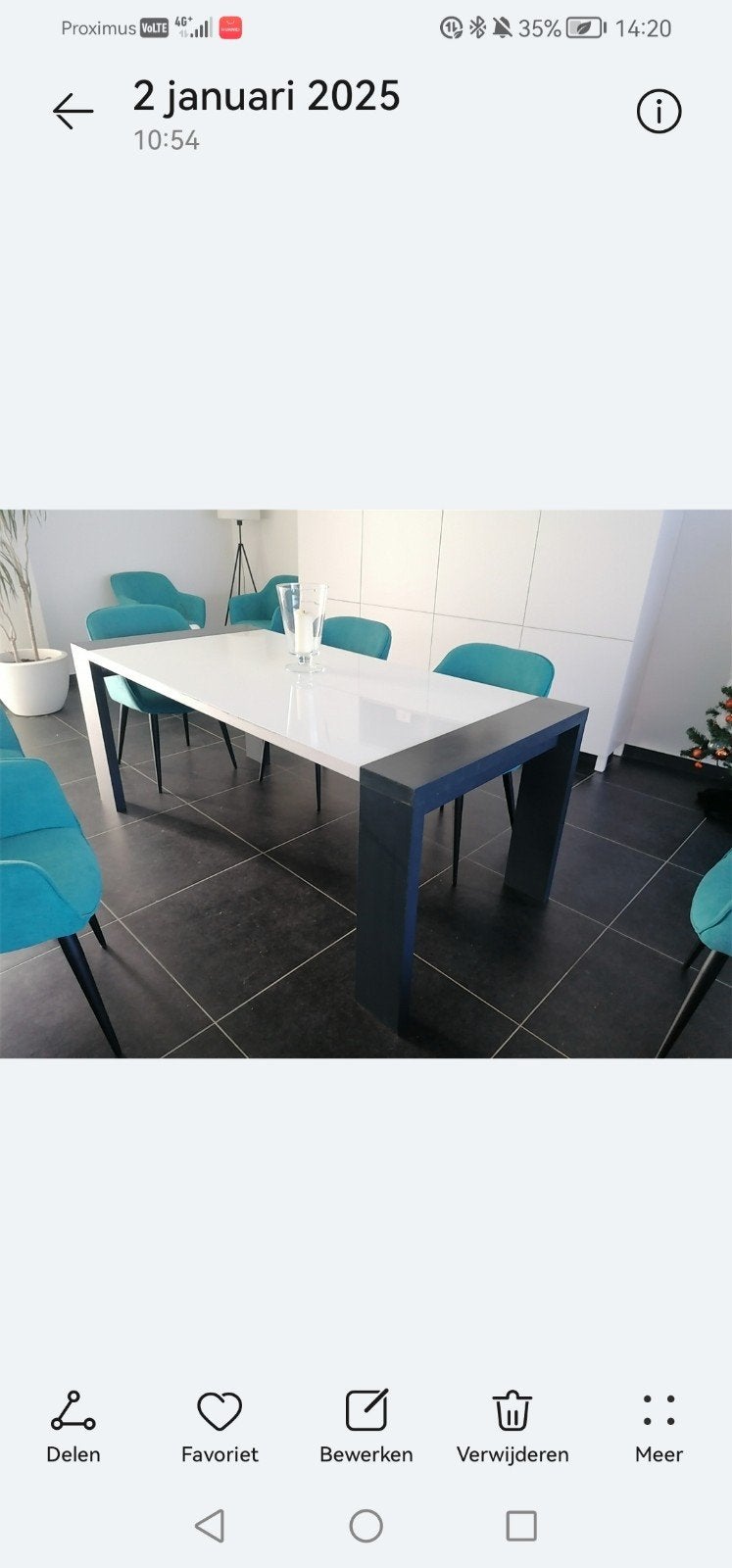 Tafel in goede staat., Huis en Inrichting, Tafels | Eettafels, Ophalen