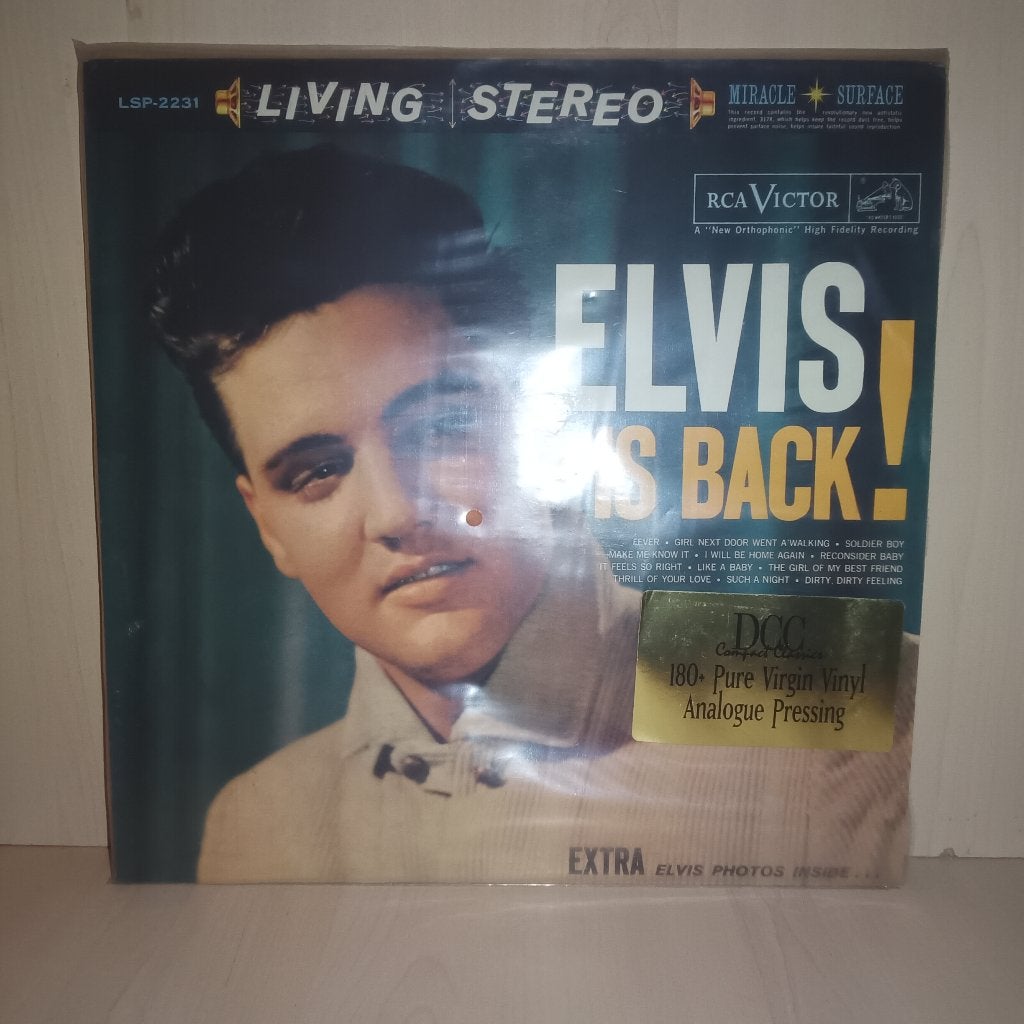 Elvis Is Back - DCC Compact Classics 1997 Steve Hoffman, Cd's en Dvd's, Verzenden, LP
