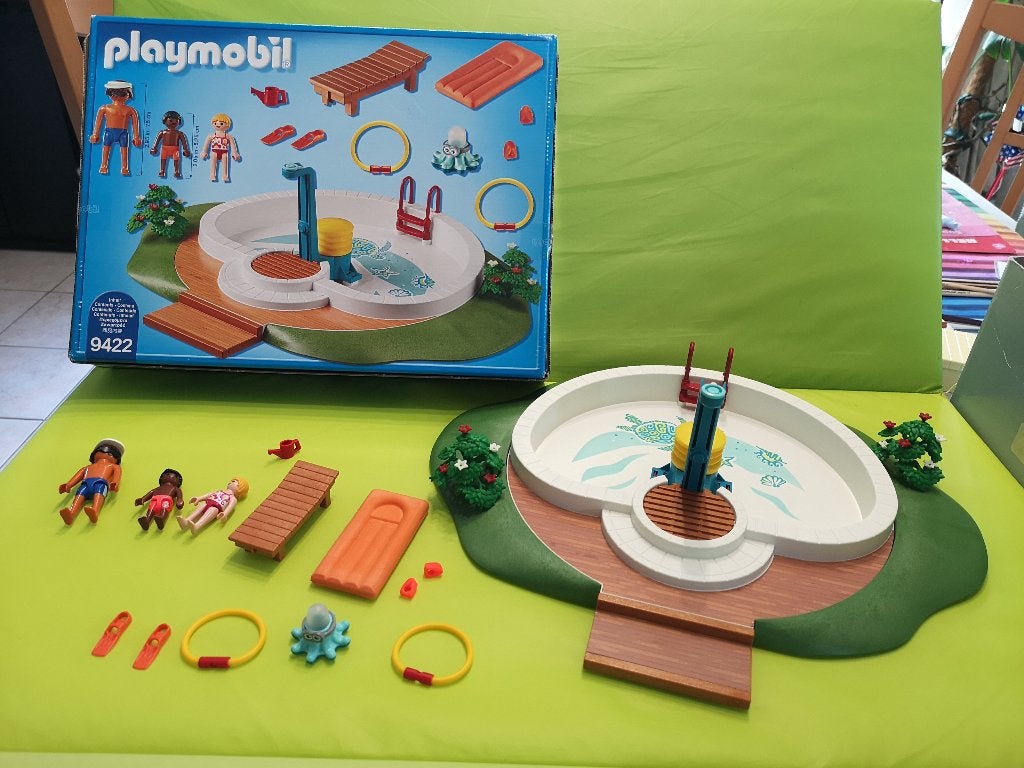 Playmobil 9422 - Familly fun - Piscine avec douche, Enfants & Bébés, Enlèvement ou Envoi, Bâtiment, Kit complet, Family fun