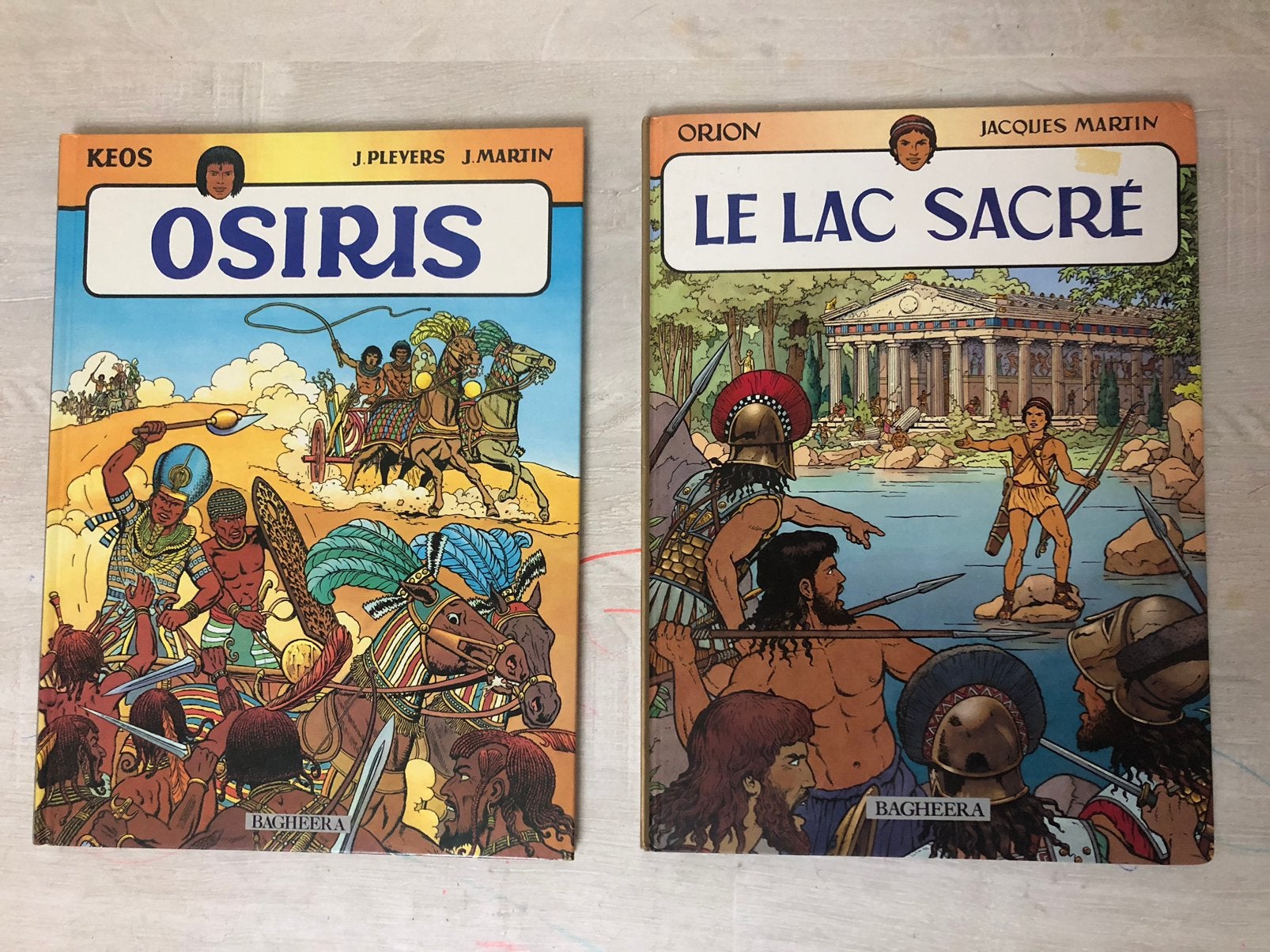 Bd Osiris en Bd het heilige meer, Meerdere stripboeken, Ophalen of Verzenden, Gelezen