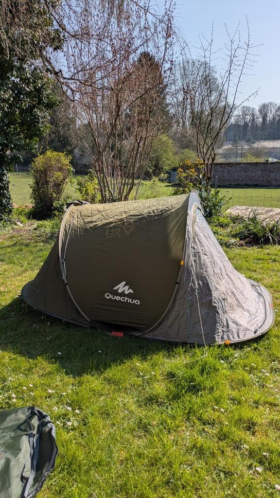 Tente 2 secondes 2 places Quechua, Caravanes & Camping, Enlèvement