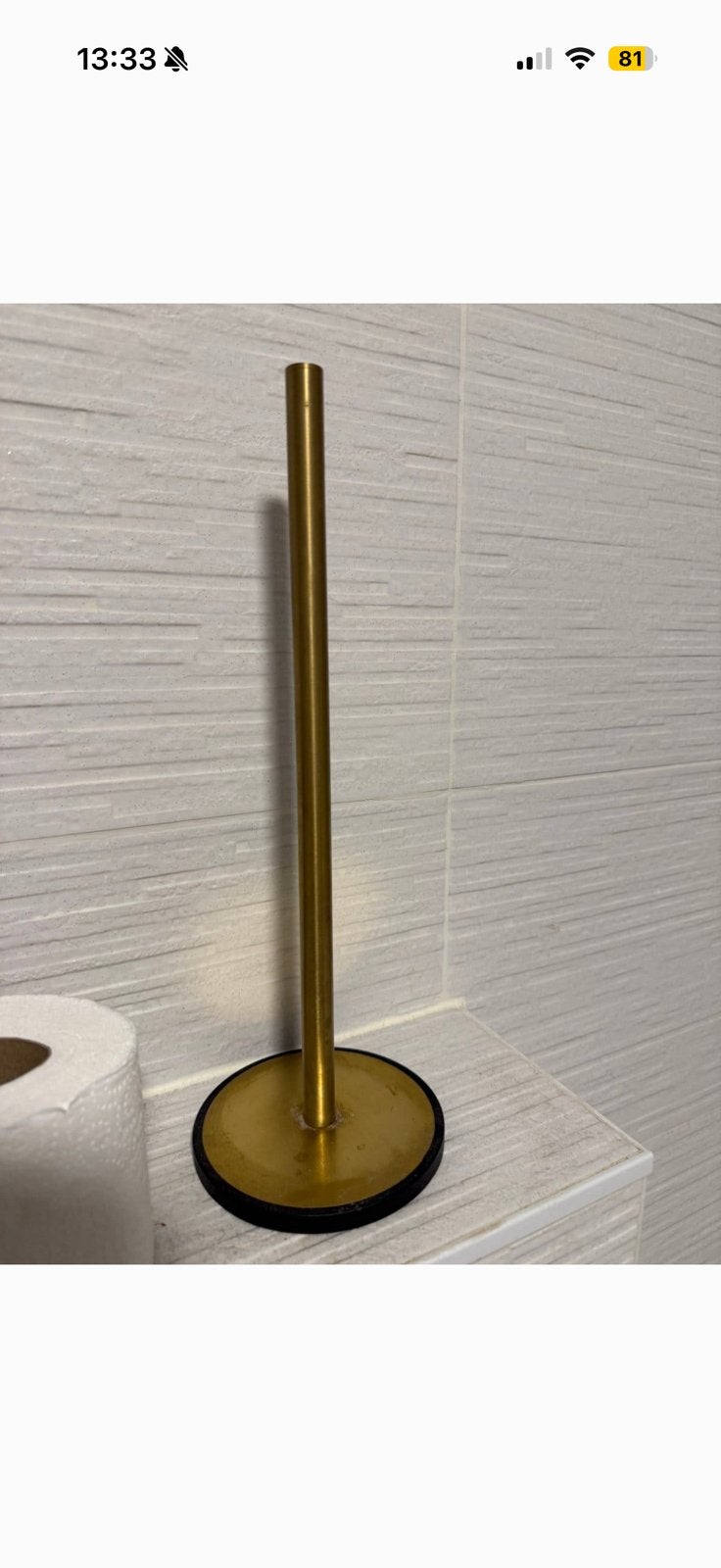 Wc rolhouder, Ophalen, Zo goed als nieuw