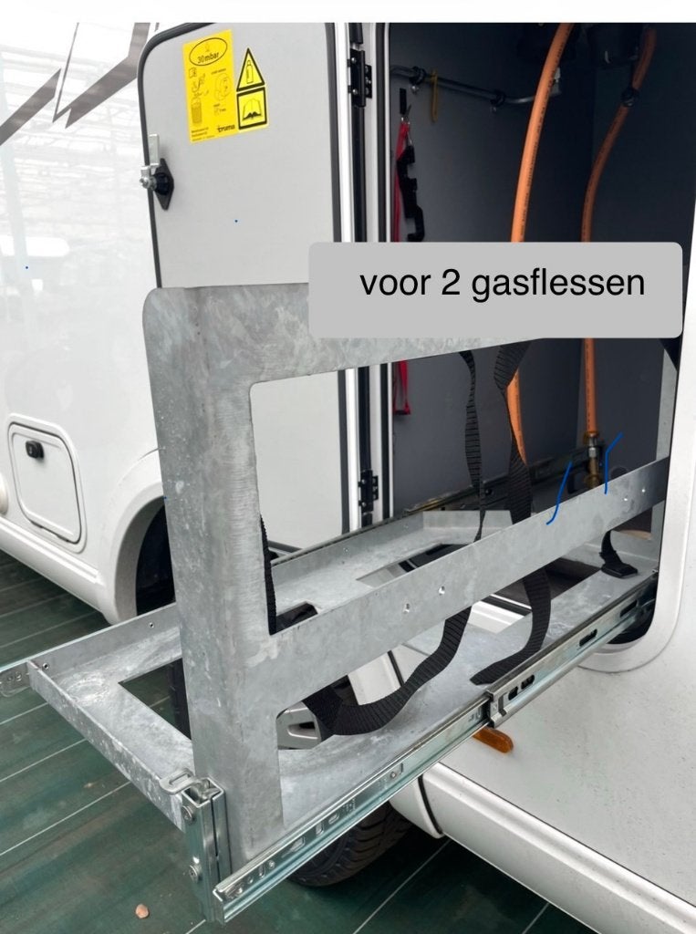 Gasflessen houder camper (Neo), Caravans en Kamperen, Kampeeraccessoires, Zo goed als nieuw, Ophalen