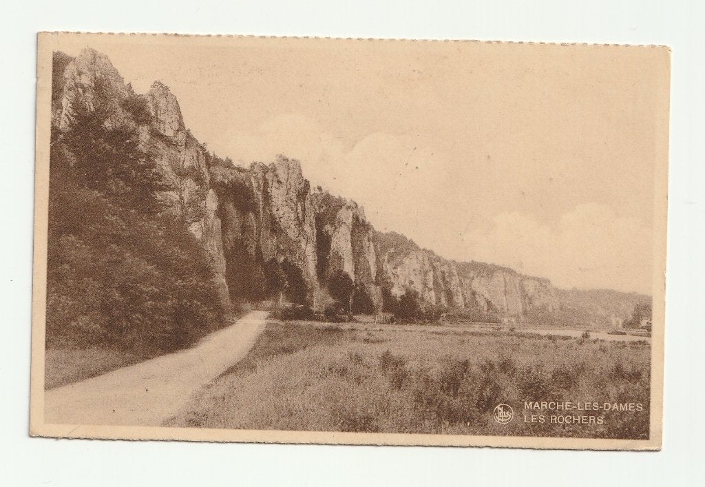Marche les Dames de rotsen, Verzenden, 1920 tot 1940, Gelopen, Namen