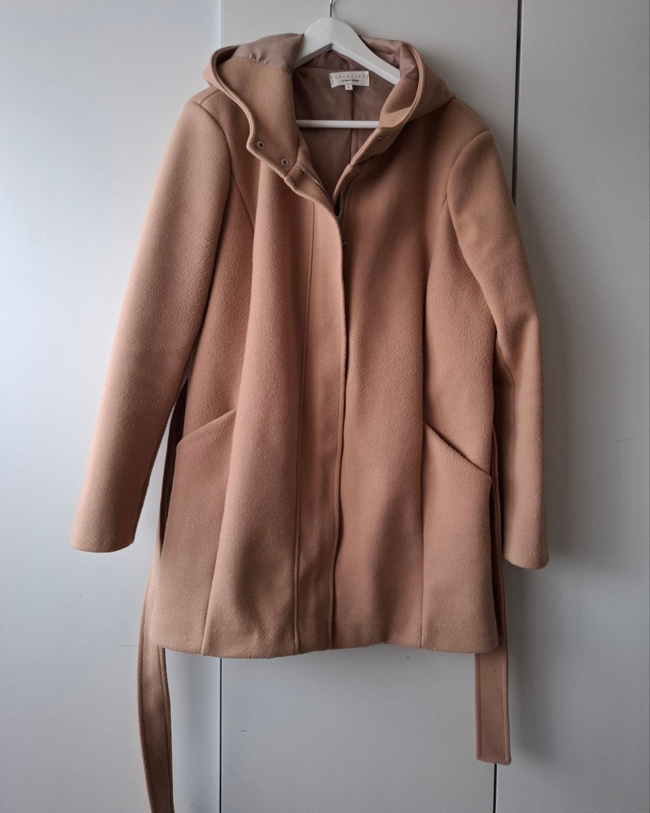 Winterjas met rits en kap, Vêtements | Femmes, Vestes | Hiver, Lola & Liza, Enlèvement, Comme neuf, Brun