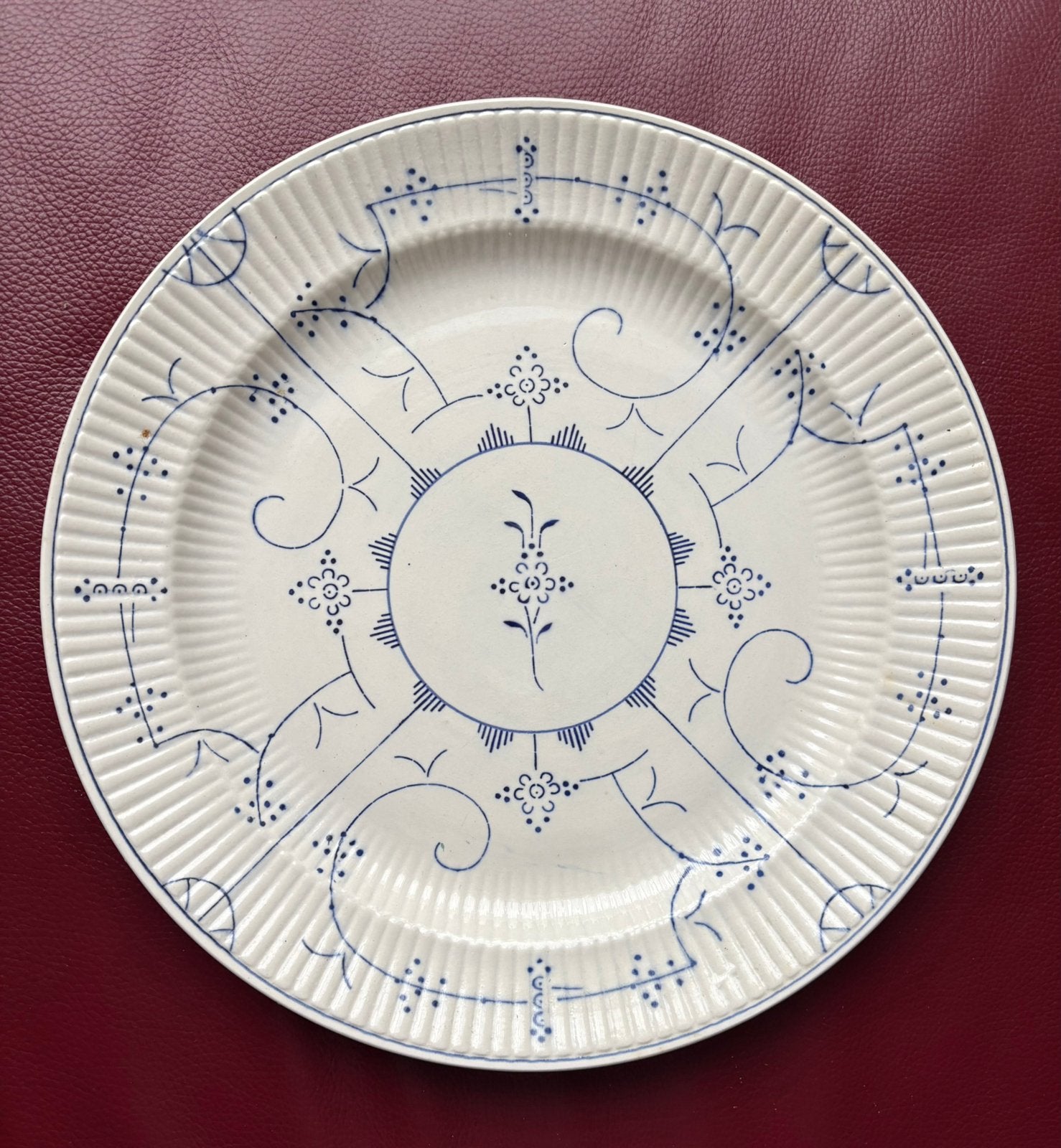 Boch La Louviere assiette 32cm série Copenhaegen, Enlèvement ou Envoi