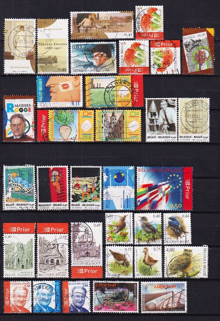België 2004 gestempeld, Postzegels en Munten, Ophalen of Verzenden, Gestempeld, Gestempeld