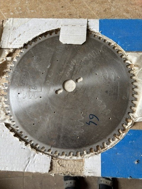 melamine zaagbladen, Bricolage & Construction, Enlèvement, Comme neuf, Autres types, 70 mm ou plus