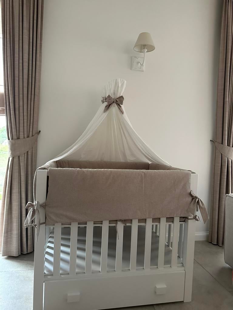 Baby Quax Park Marie-Lucca met lade - Wit, Kinderen en Baby's, Ophalen, Zo goed als nieuw