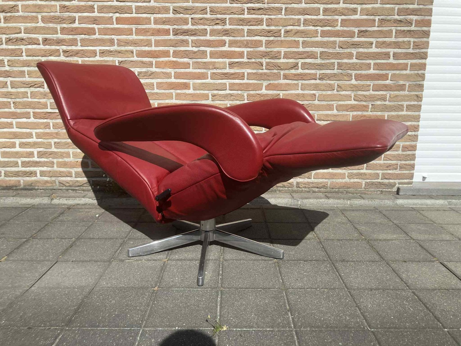 Cuir Celia rouge Jori Symphony relax, taille Medi Mono-move, Enlèvement ou Envoi, Leolux rolf benz natuzzi minotti stressless himolla hukla xooon
