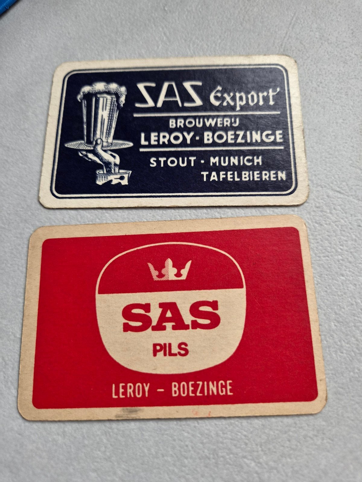 2 speelkaarten sas pils-export, Enlèvement, Carte(s) à jouer