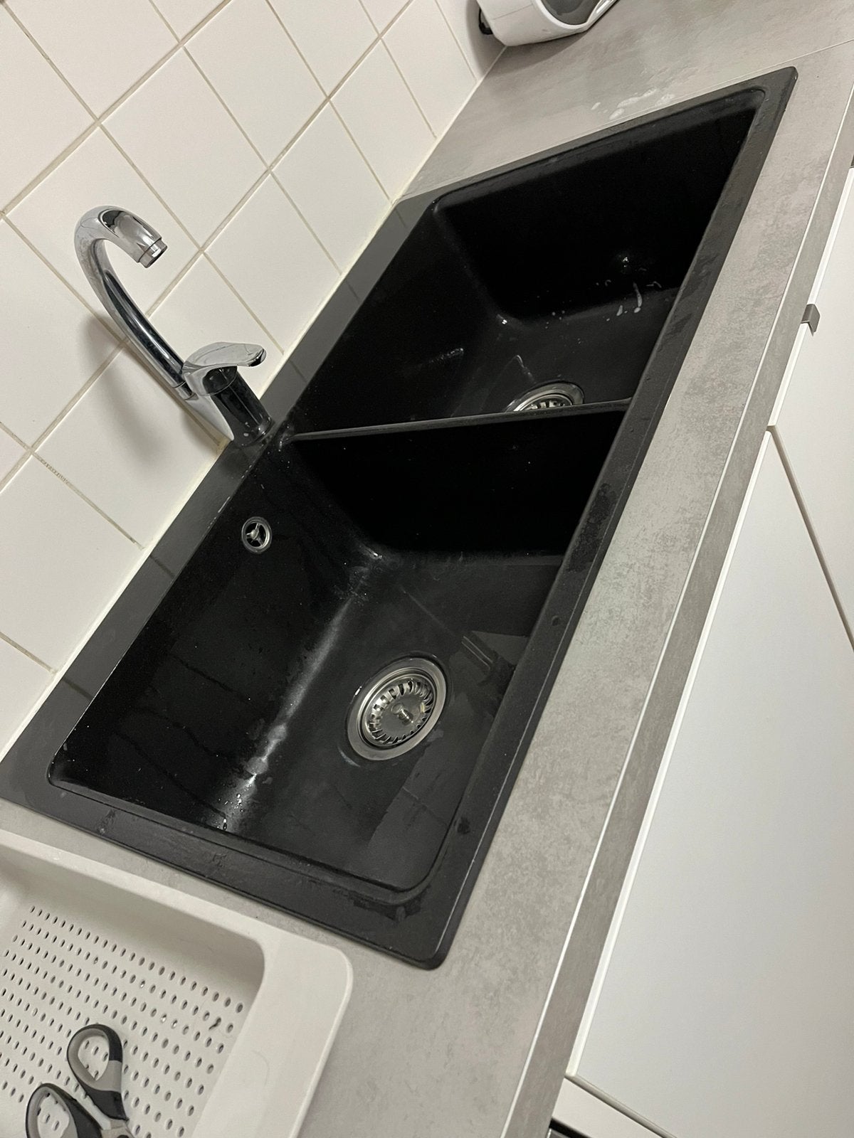 Graniet spoelbak 85 op 55, Huis en Inrichting, Keuken | Keukenelementen, Ophalen, Zo goed als nieuw