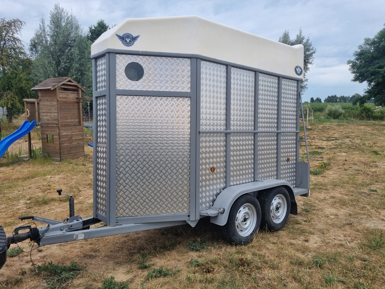 1,5 paardentrailer met papieren, Dieren en Toebehoren, Paarden en Pony's | Trailers en Aanhangwagens, Ophalen