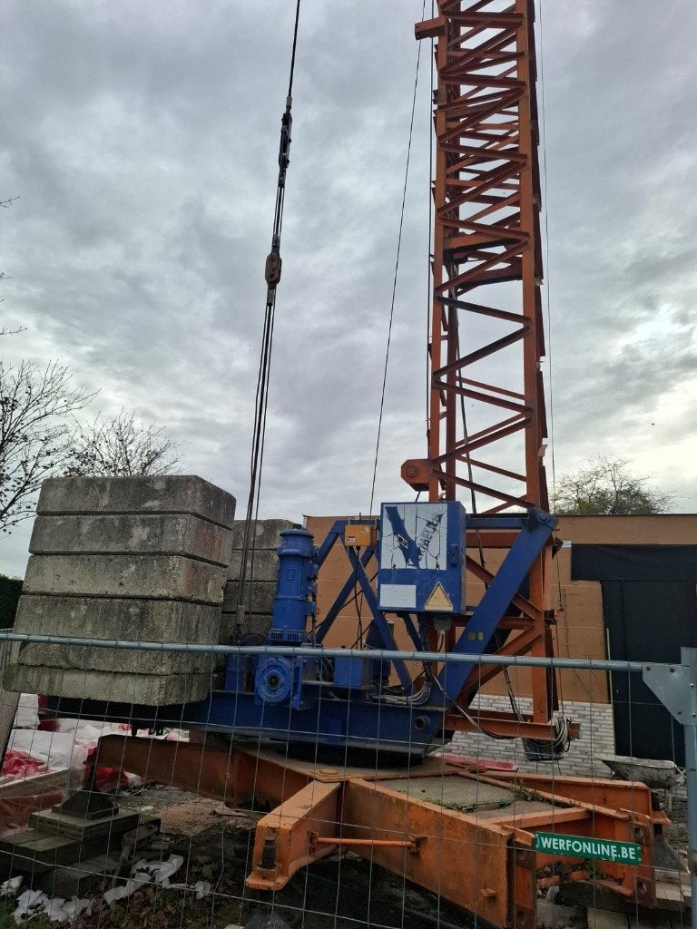 Grue de chantier Arcomet, Enlèvement, Grue