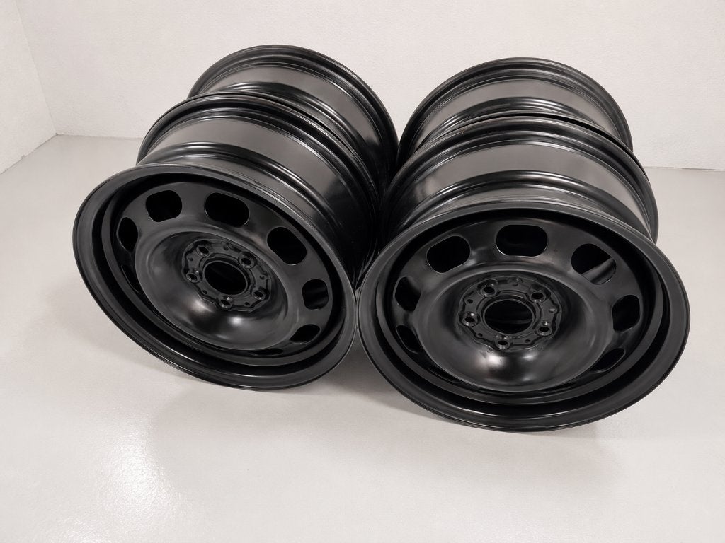 4 jantes tôles noires 16 pouces BMW série 1 F40 - X2 -S2,..., Auto-onderdelen, Banden en Velgen, Gebruikt, Velg(en), 16 inch, Ophalen