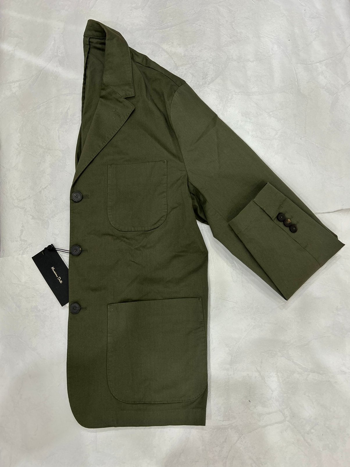 Massimo Dutti colbert / blazer Linnen maat M, Kleding | Heren, Ophalen of Verzenden, Nieuw, Maat 48/50 (M), Groen