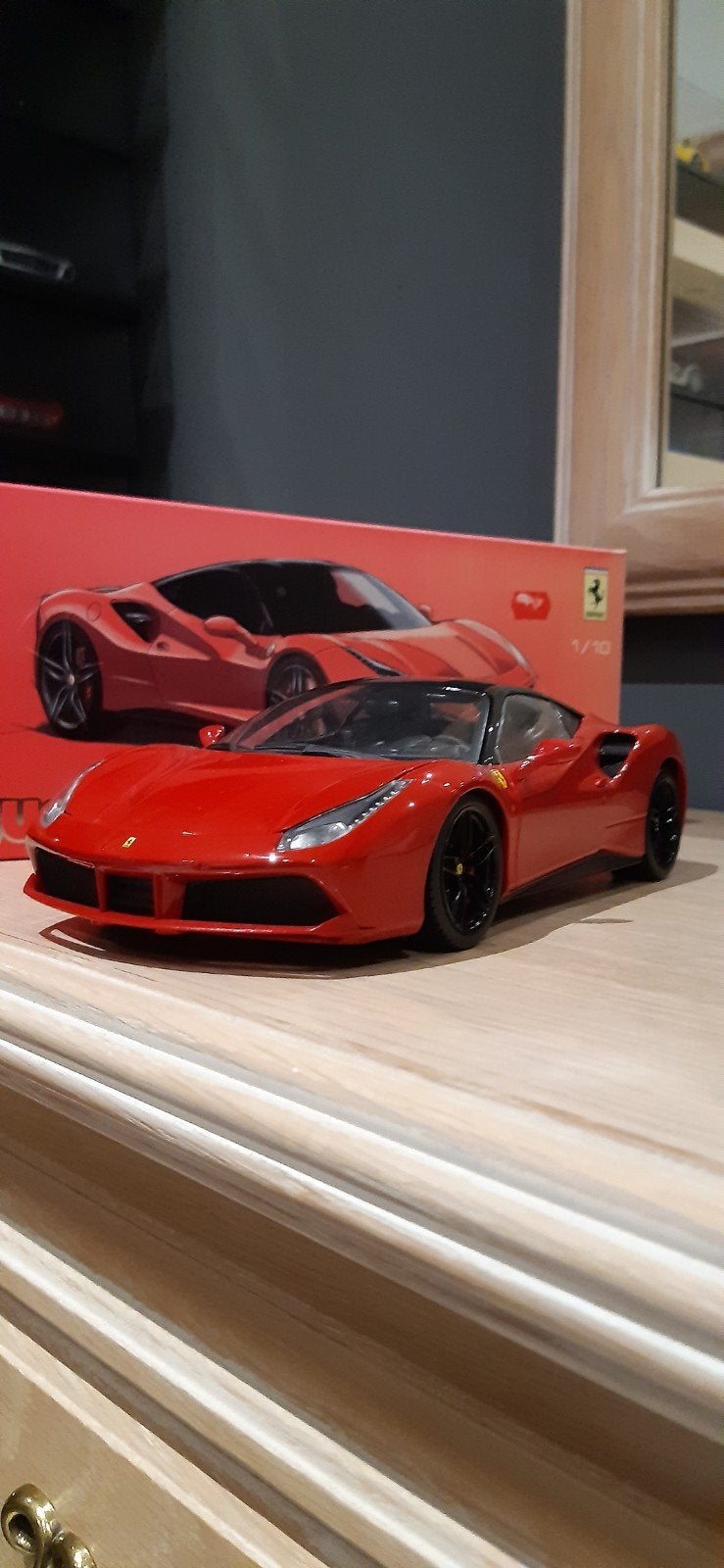 Ferrari 488gtb 1/18 Bburago signature, Hobby & Loisirs créatifs, Enlèvement ou Envoi, Neuf, Voiture, Burago