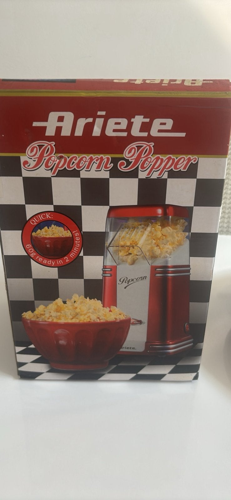 Ariete popcornmachine, Elektronische apparatuur, Keukenmixers, Ophalen, Zo goed als nieuw