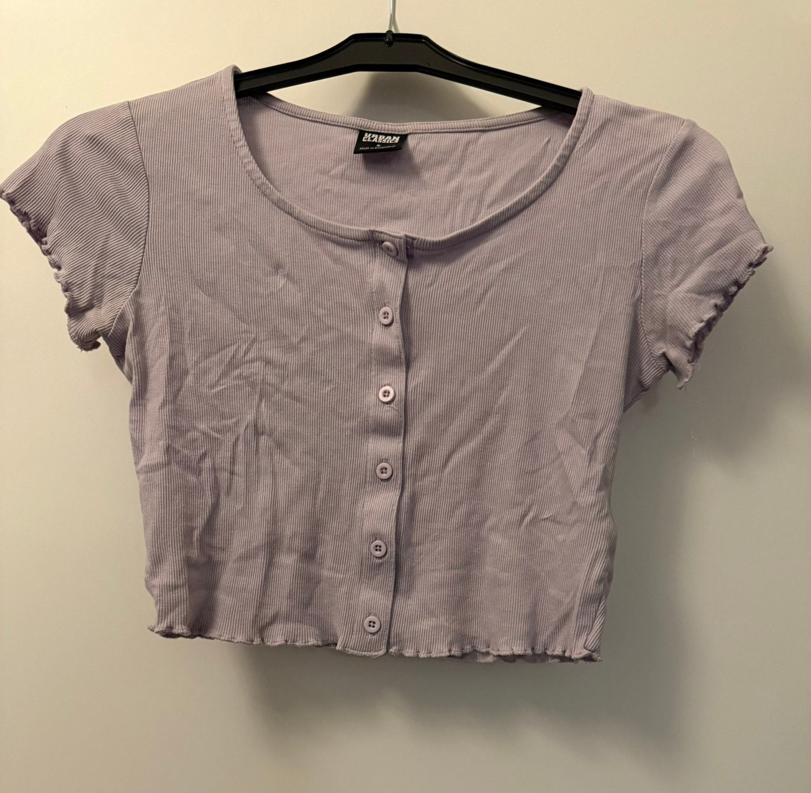 Krop t shirt paars s, Ophalen of Verzenden, Gedragen, Paars