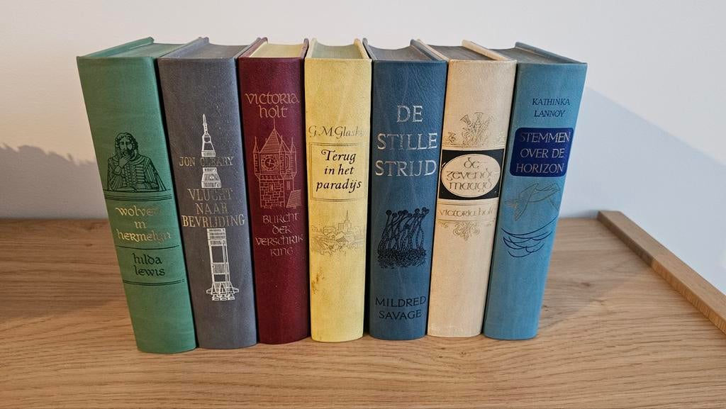 Vintage boekenset – 7 Romans, Ophalen, Zo goed als nieuw, Diverse auteurs