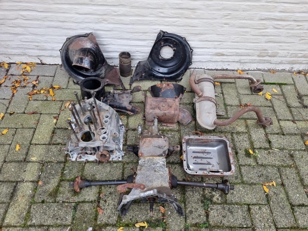 Lot de pièces Fiat 500 - boîte de vitesses/bloc moteur/..., Enlèvement, Utilisé, Fiat
