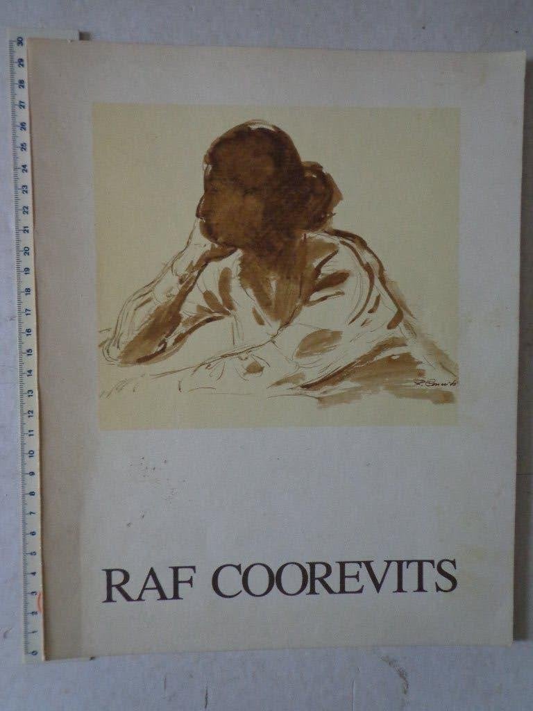 livre Raf Coorevits dessins, aquarelles, gravures 1978, Lydia Schoonbaert, Peinture et dessin, Enlèvement ou Envoi, Utilisé