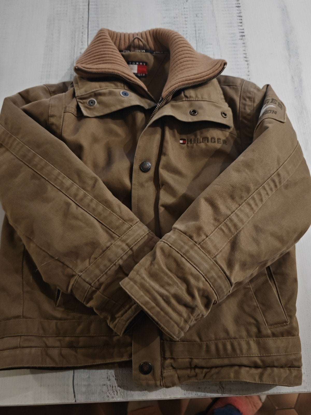 winterjas Tommy Hilfiger 8jaar, Ophalen of Verzenden, Jongen, Jas, Tommy Hilfiger
