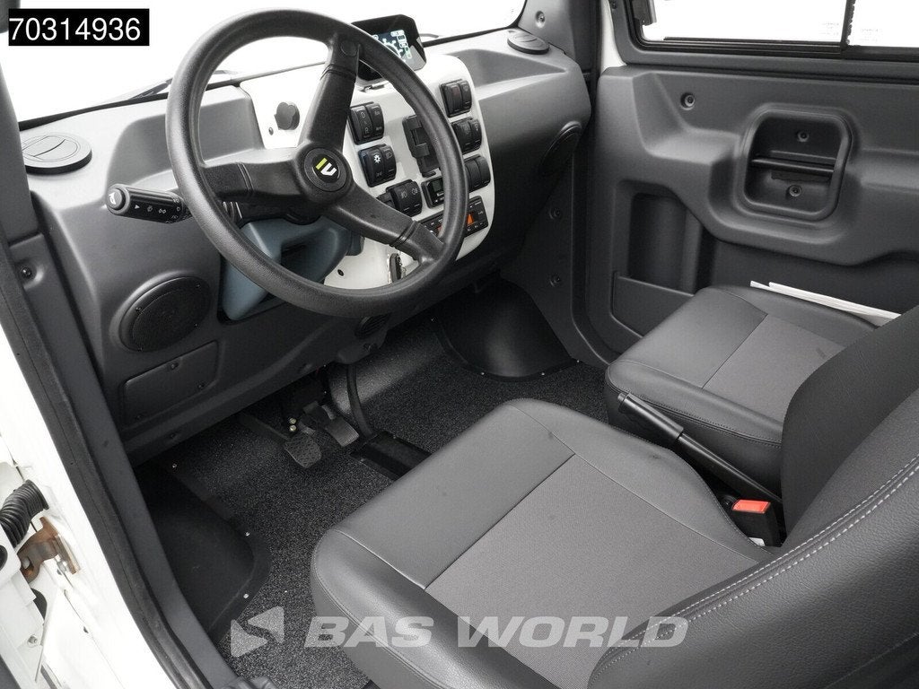 EVUM Motors aCar 4x4 100% Elektrisch 23kWh Open Laadbak Huif, Stof, 4x4, Wit, 1500 kg