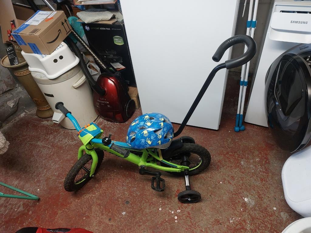 Vélo enfant cube cubie 120 avec casque et poignet, Enlèvement