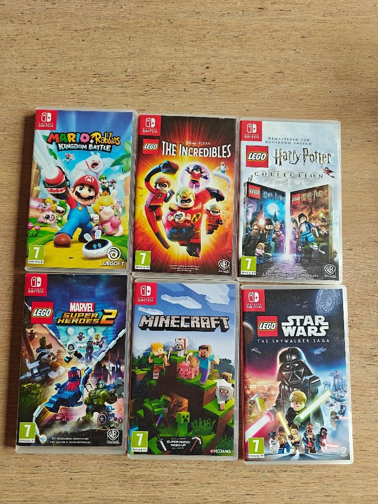 Nintendo switch verschillende games, Games en Spelcomputers, 2 spelers, Zo goed als nieuw, Vanaf 7 jaar, Ophalen