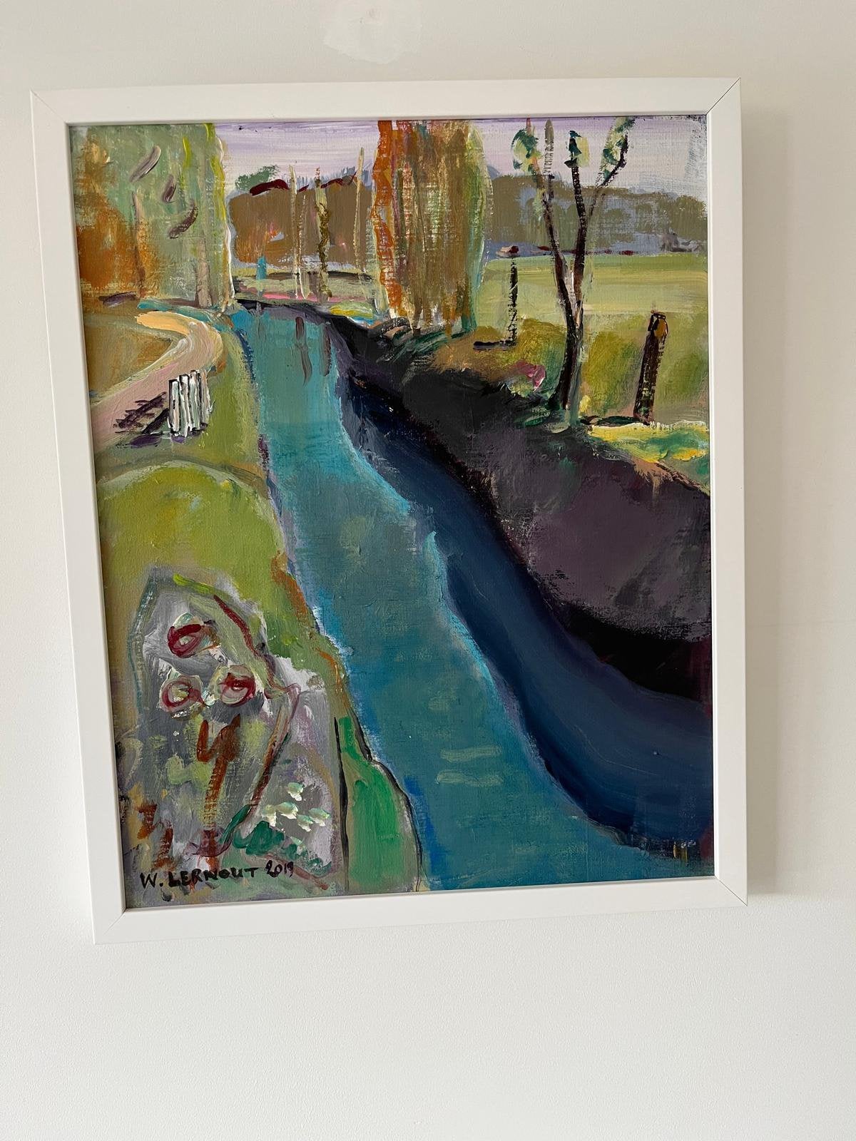 Schilderij Ward Lernout, Antiek en Kunst, Ophalen