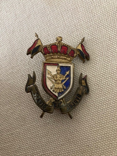 Breloque 6e Bataljon TTR (1ste type 1960), Verzamelen, Ophalen of Verzenden, Landmacht, Embleem of Badge