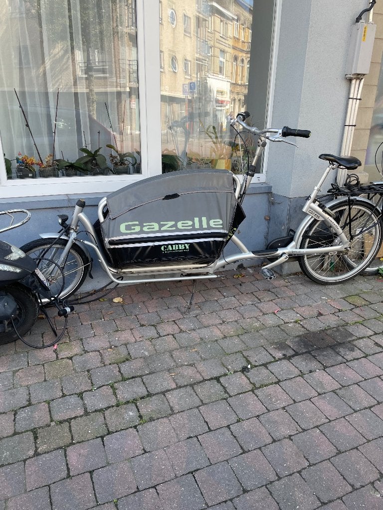 Niet-elektrische bakfiets, Fietsen en Brommers, Ophalen, Gebruikt, 2 kinderen, Gazelle
