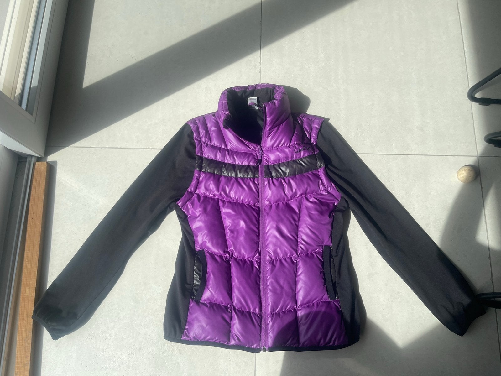 Bodywarmer met mouwen - M, Ophalen of Verzenden, Zo goed als nieuw, Maat 38/40 (M), Paars