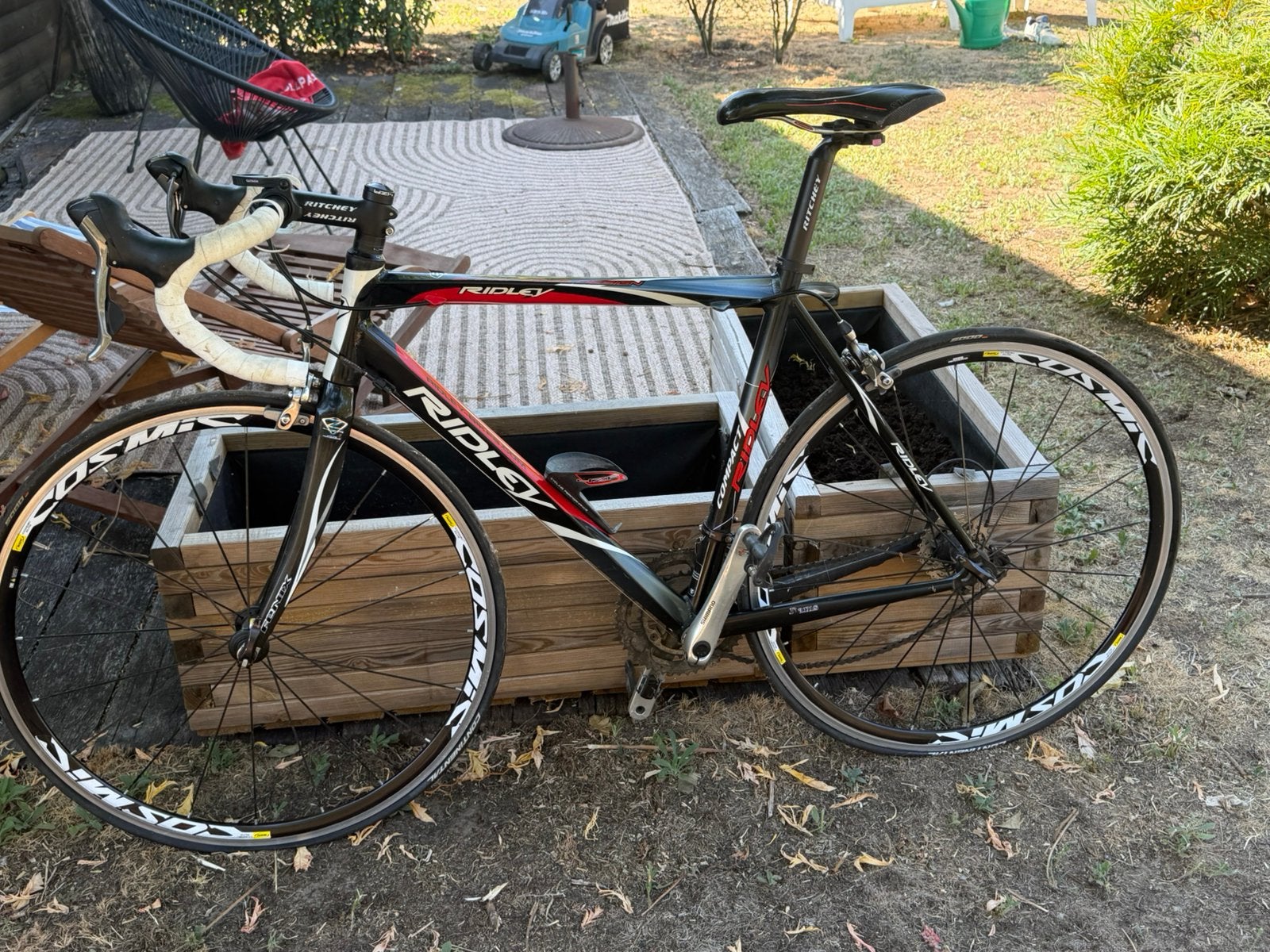 Ridley Compact racefiets – aluminium kader, Gebruikt, Velgrem, Versnellingen, 53 tot 57 cm