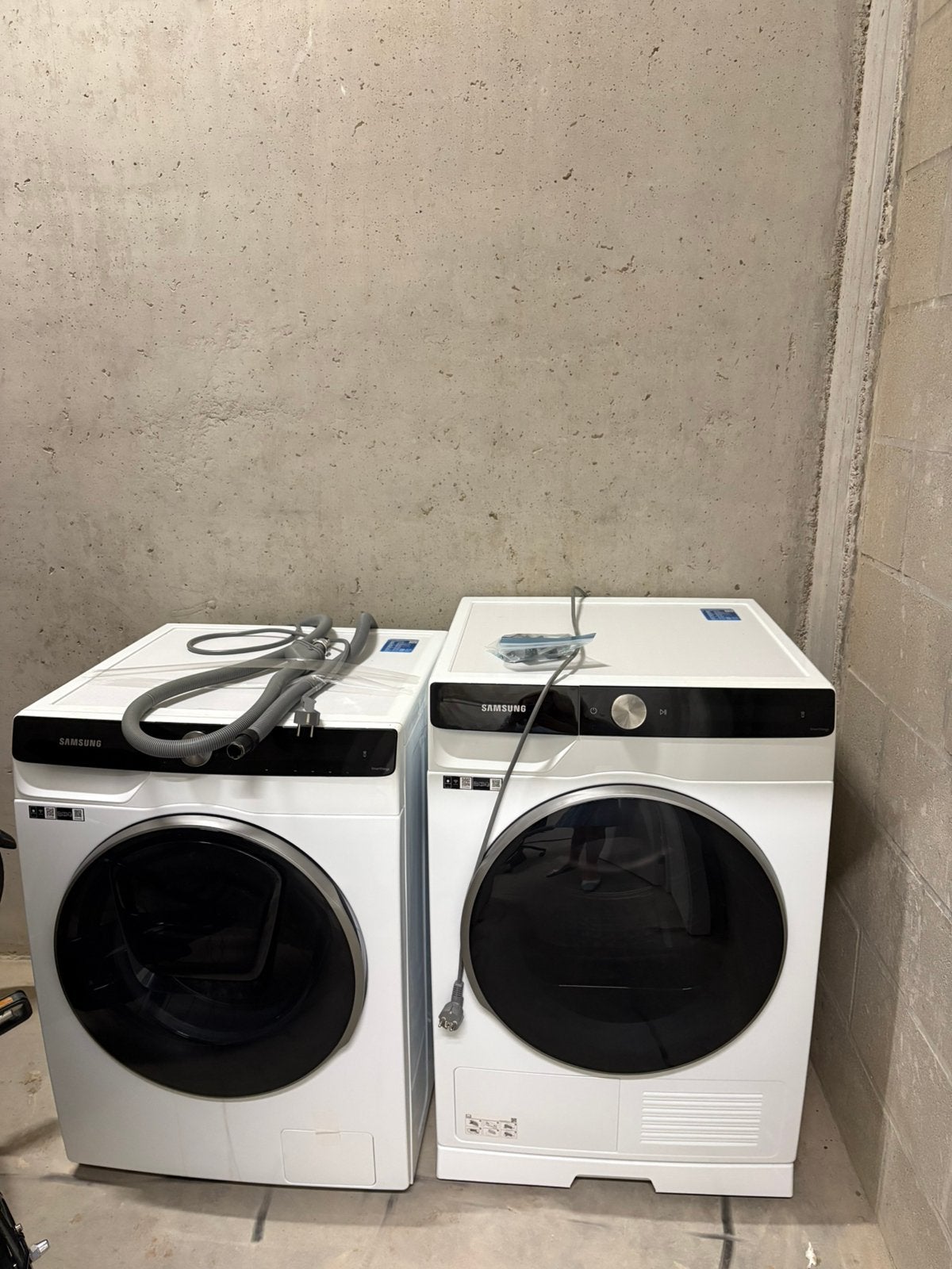 Laveuse et sécheuse Samsung (en kit ou séparément), Enlèvement, Comme neuf