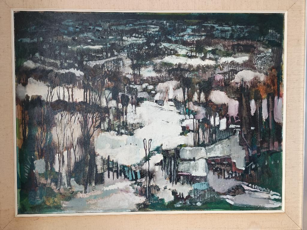 Schilderij André Seurynck, Antiek en Kunst, Ophalen