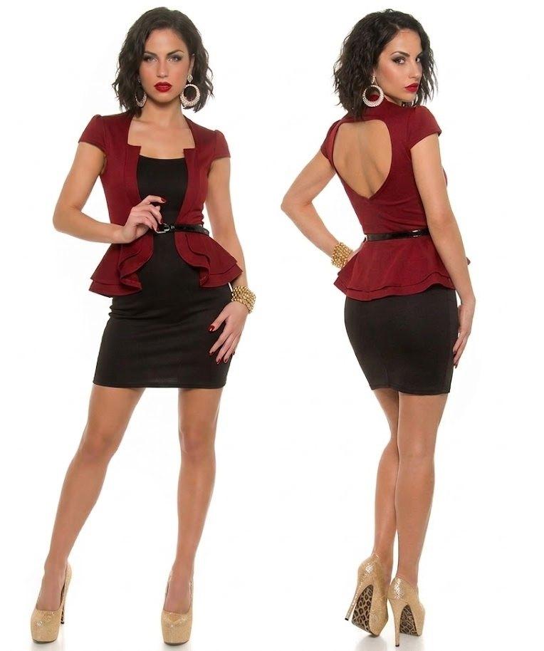 Robe péplum ajustée - Taille M - NEUVE, Neuf, Taille 38/40 (M), Enlèvement ou Envoi, Autres couleurs