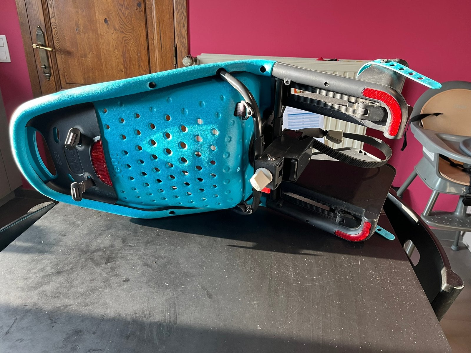 Fietsstoel, Vélos & Vélomoteurs, Repose-pieds, Comme neuf, 9 à 36 kg, Enlèvement